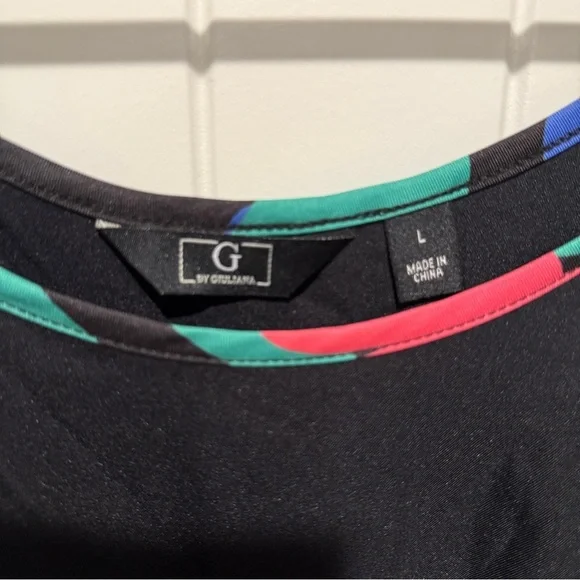 Black Active Dress with Multicolor Accents - Picture 4 of 8